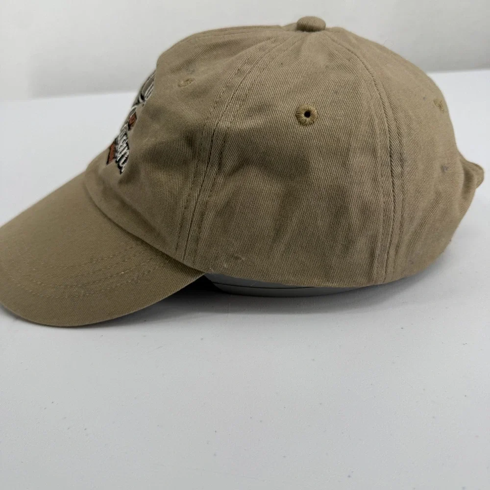 Anvil Luray Caverns Hat Mens OSFA Tan Embroidered Souvenir Dad Cap Virginia